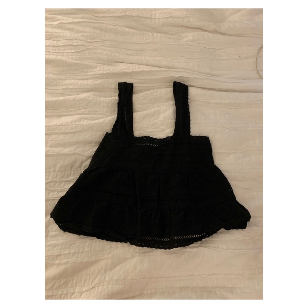 *hardly worn* Black Lace Tank